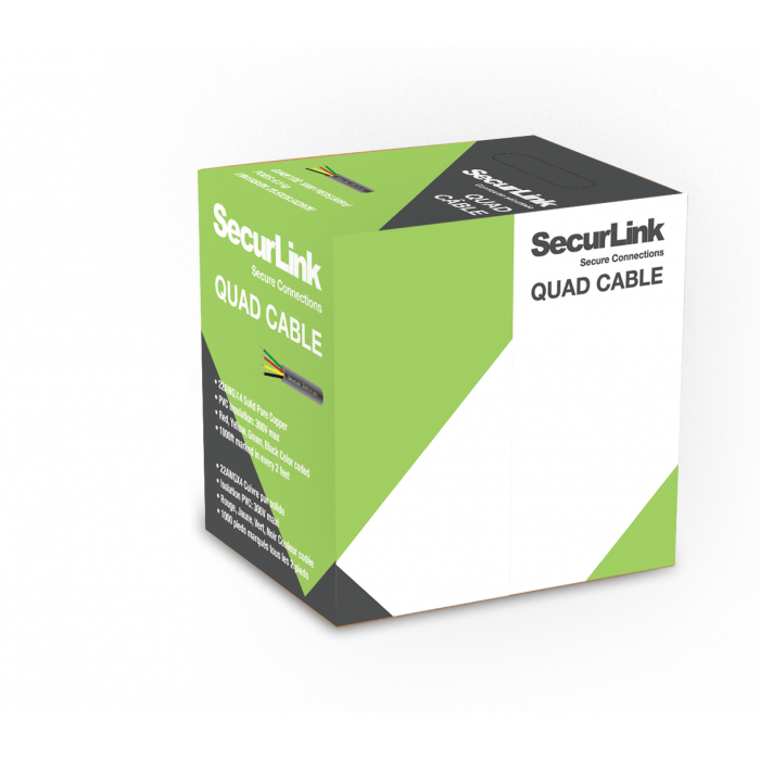 SECURLINK ALARM CABLE INDOOR FT4 CBL-QUAD-1000 SECURLINK ALARM CABLE INDOOR FT4 CBL-QUAD-1000
